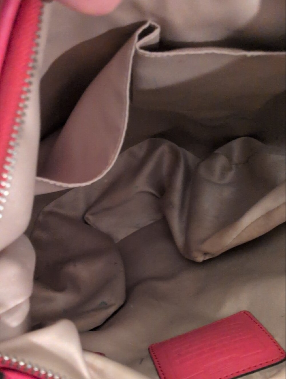 Coach Daisy  Leather Shoulder Bag in Dark Pink - Picture 15 of 16